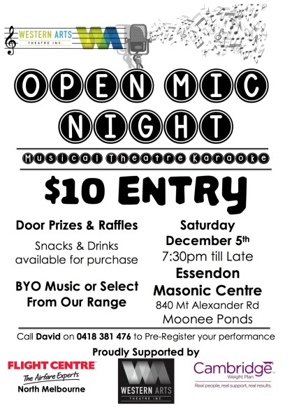 Open Mic Night Flyer